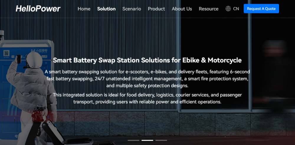 HelloPower HelloSwap Smart Battery Swap